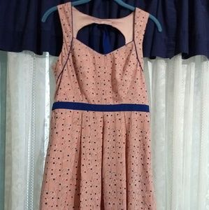 Nordstrom Rack Minuet hearts bow cut out dress